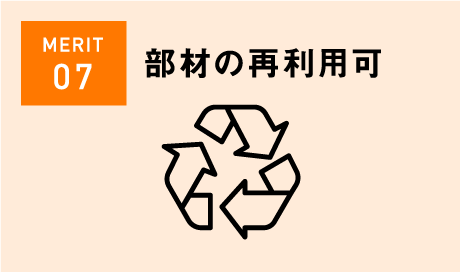 部材の再利用可